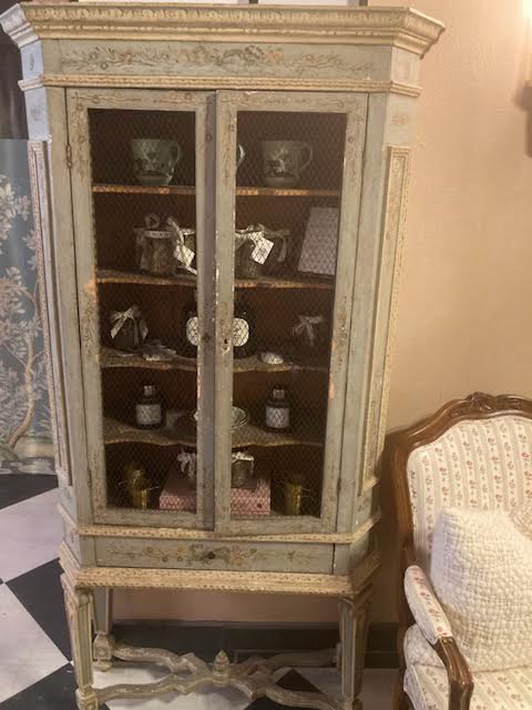 The Huntress New York Antique Large Display Cabinet